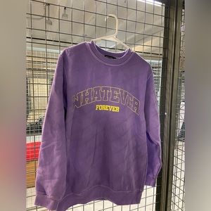 Nasty Gal purple sweater oversized